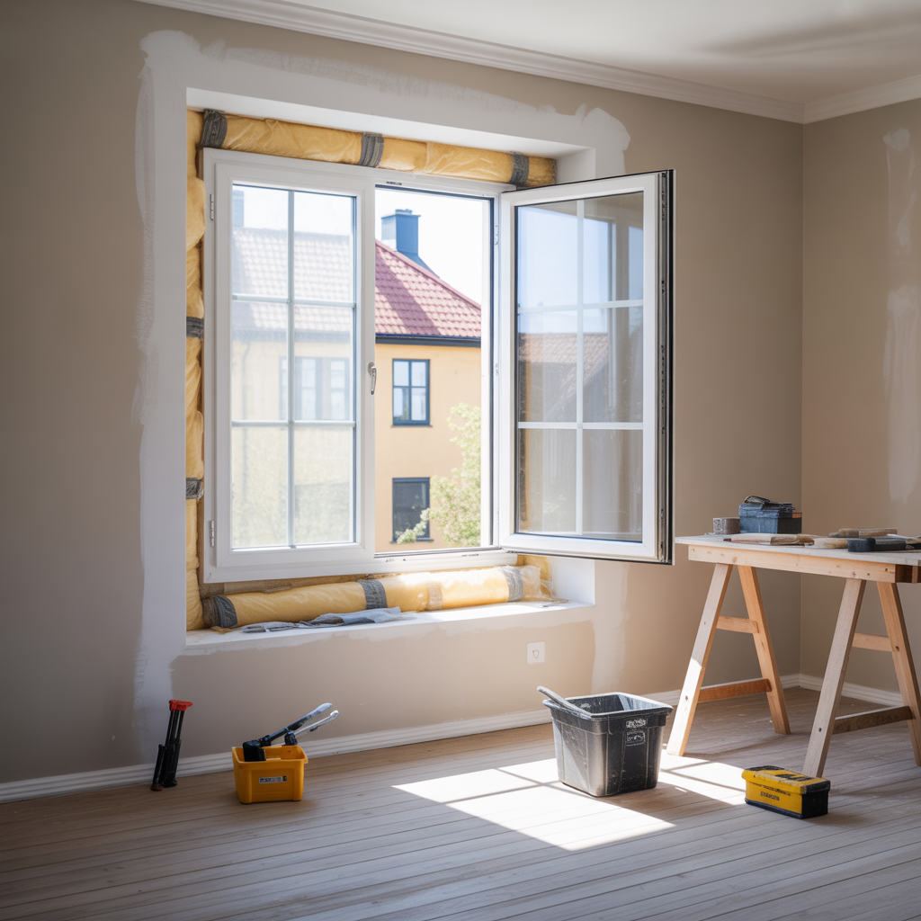 6.Guide Steg for steg vid fonsterbyte i ditt hem