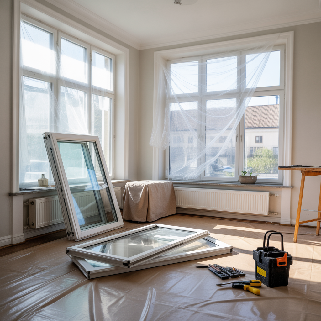 7.Sa Har Forbereder Du Hemmet for Fonsterbyte