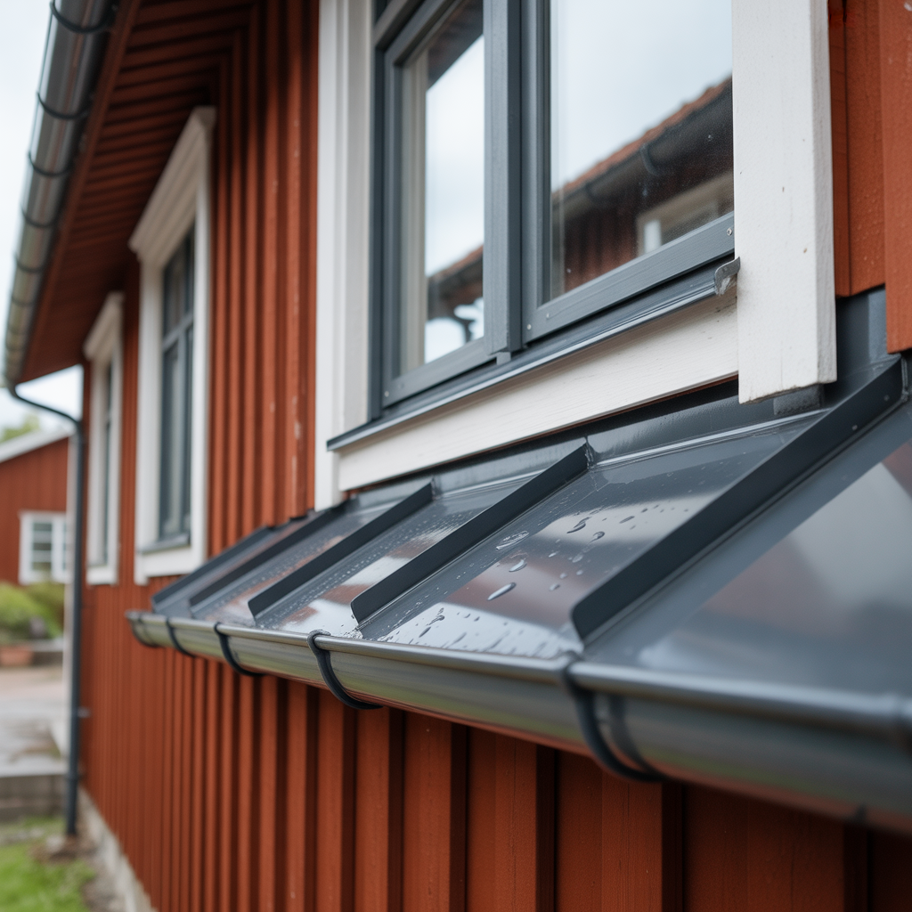 fonsterbleck matt lutning montering och kostnad